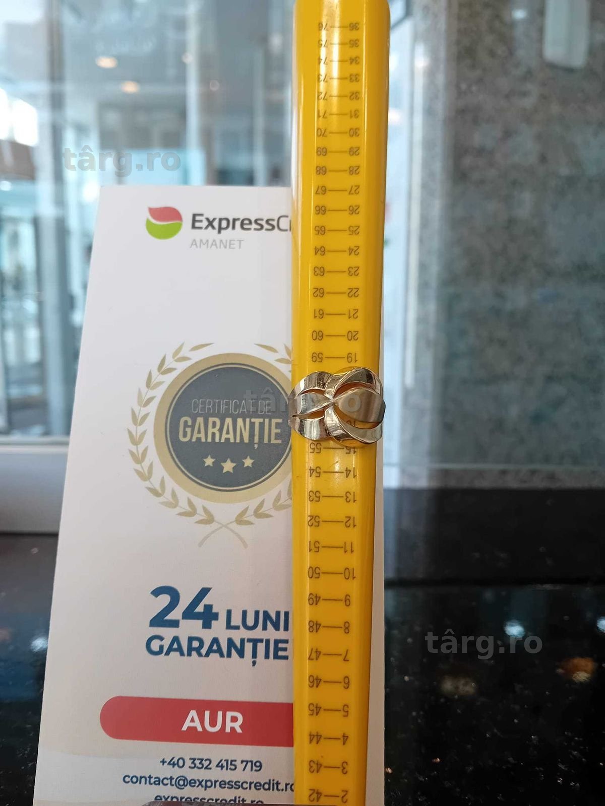 Inel aur 14k 3.04g 16/56 (Iulius Mall)(B-460.3) Garantie 2 ani! 2