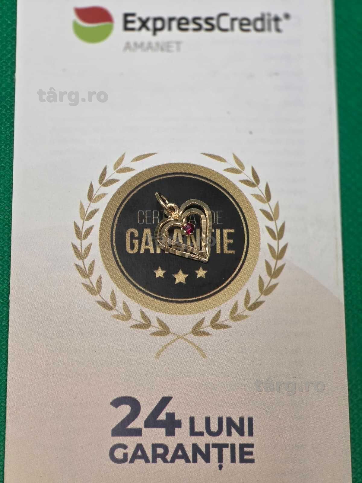 Pandantiv aur 14K 0.84g [Ag45 Bacau1 B.5195.3]