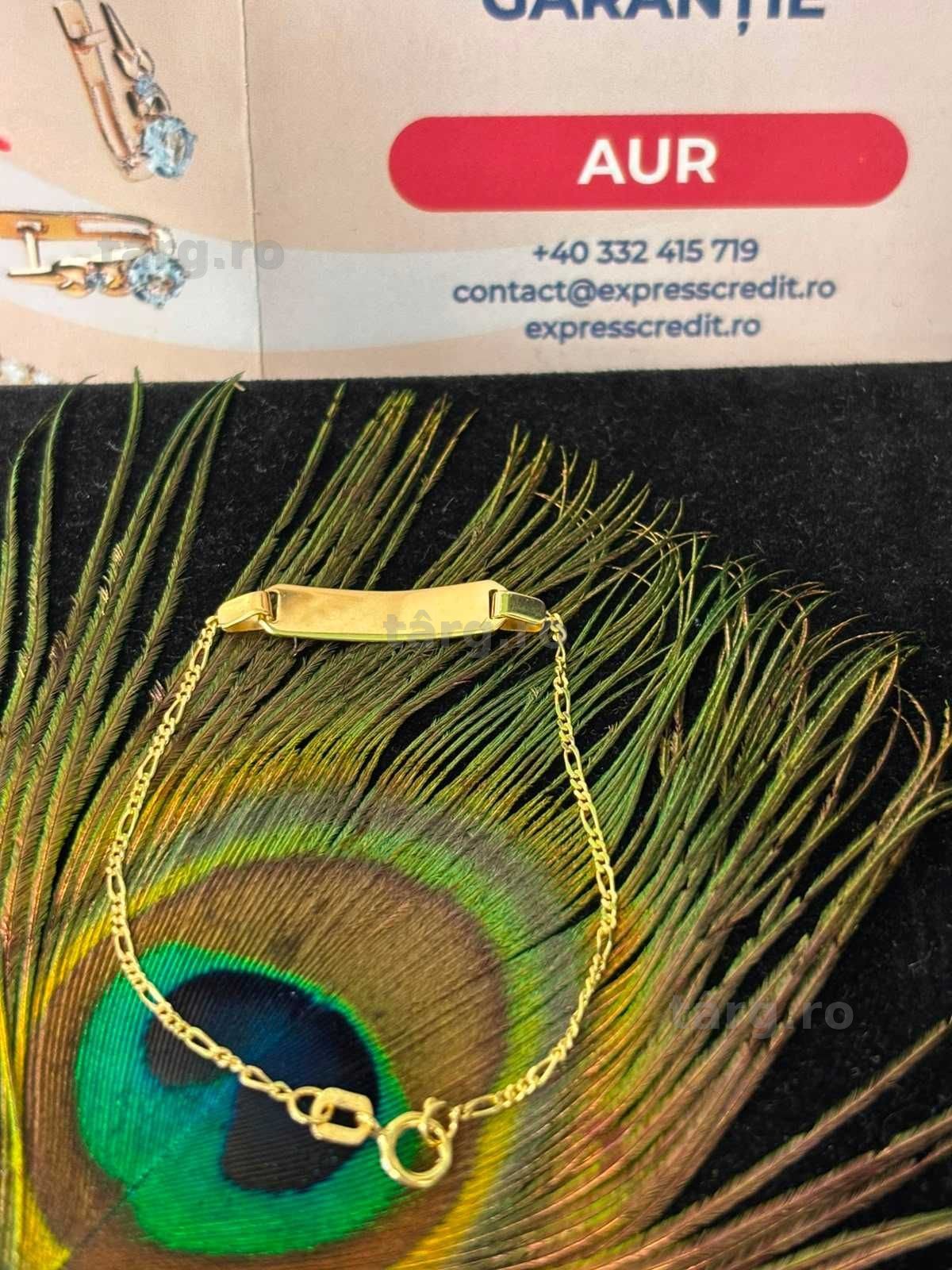 Bratara aur 14k 1.30g (B.61525-Tatarasi) Garantie 2 ani-550 lei 6