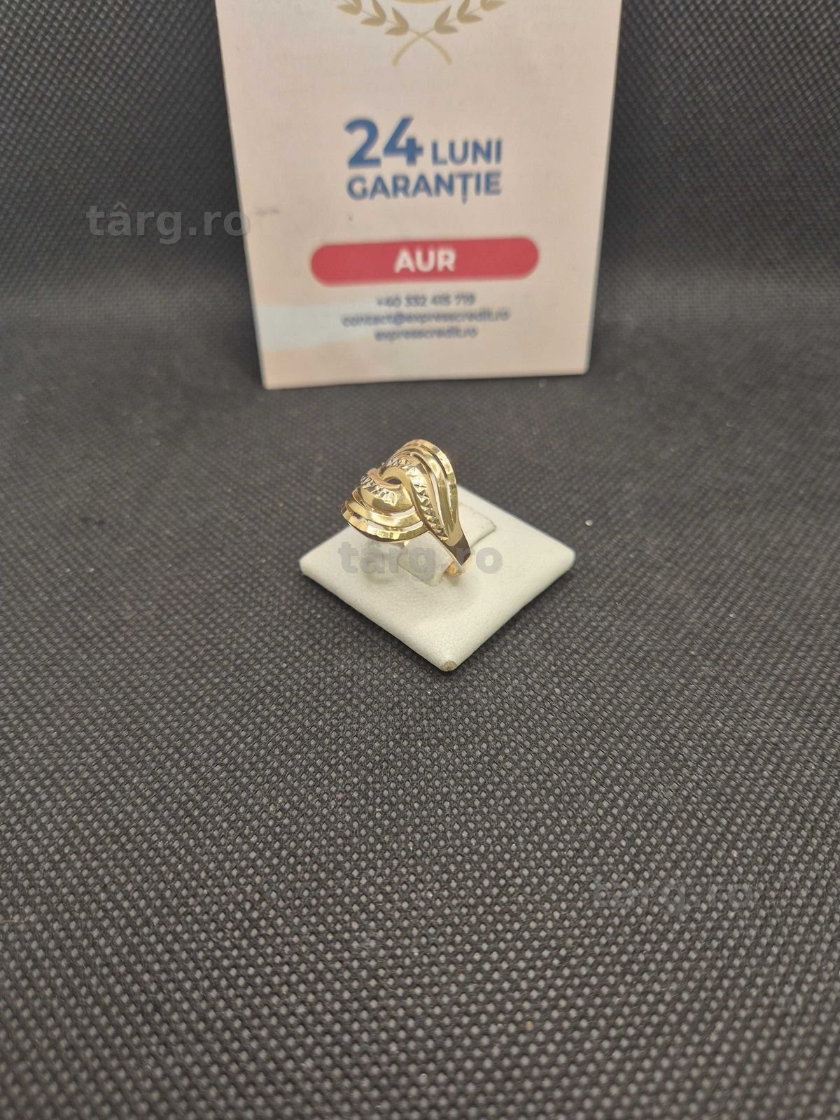 Inel aur 14K 2.27g (50190.2 Ag11 Piata Nicolina) Garantie 2 ani! 3