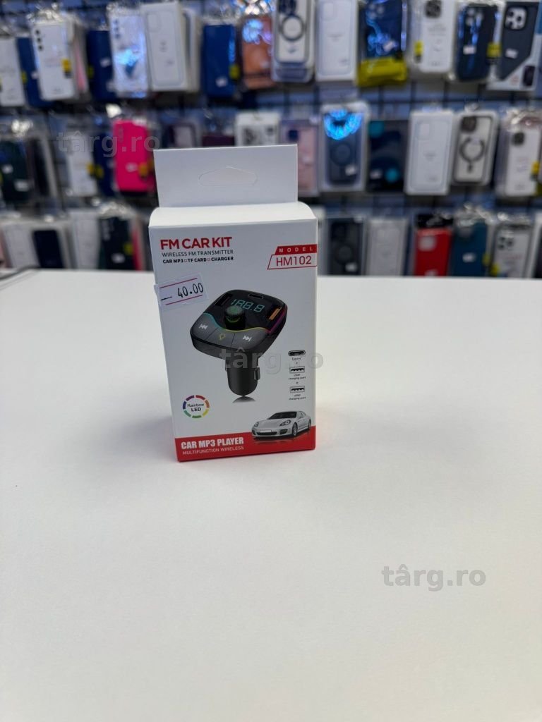 Modulator FM / Transmitator auto pentru muzica MP 3 PLAYER
