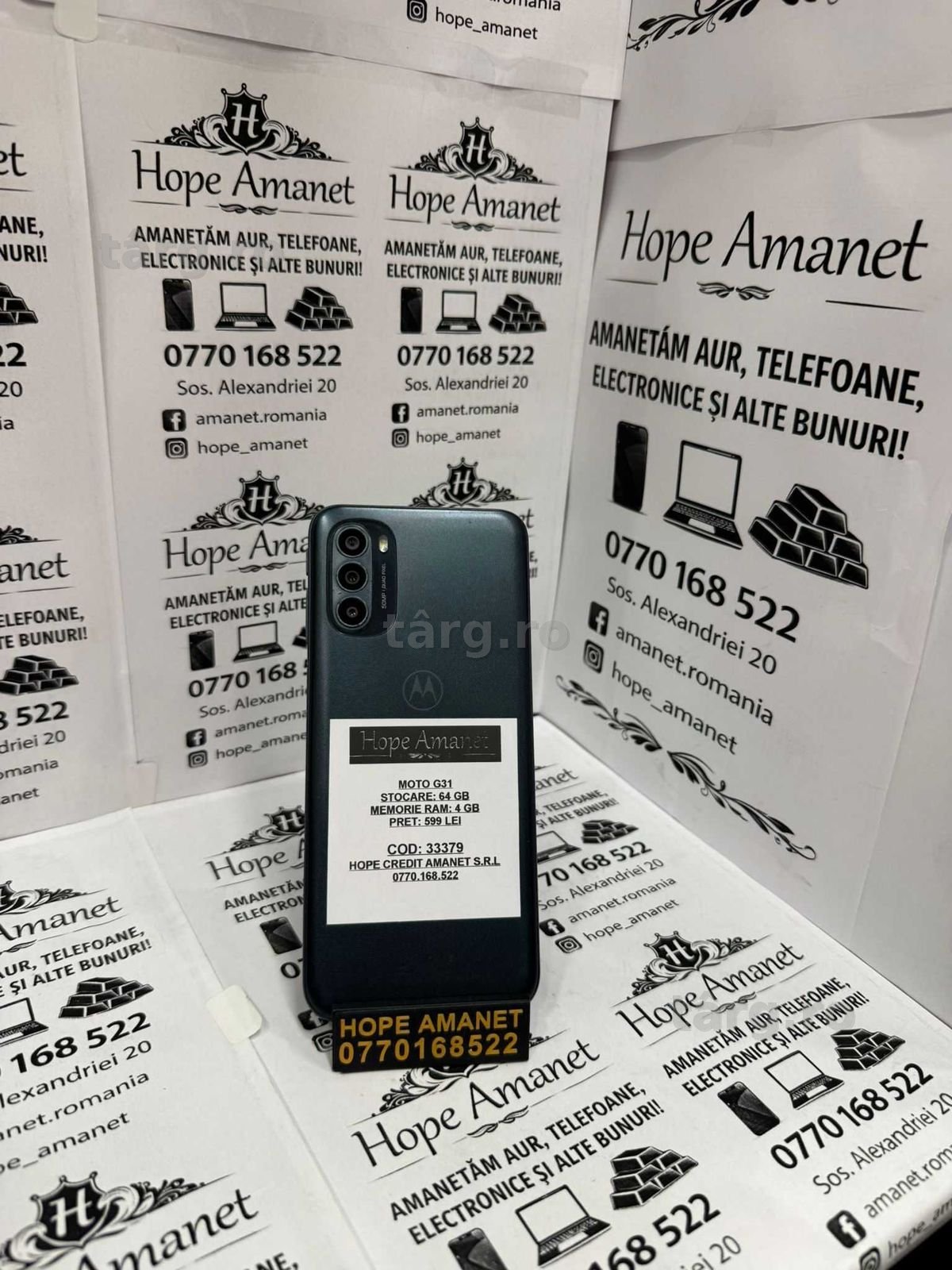 Hope Amanet P1/ MOTO G31/COD-33379
