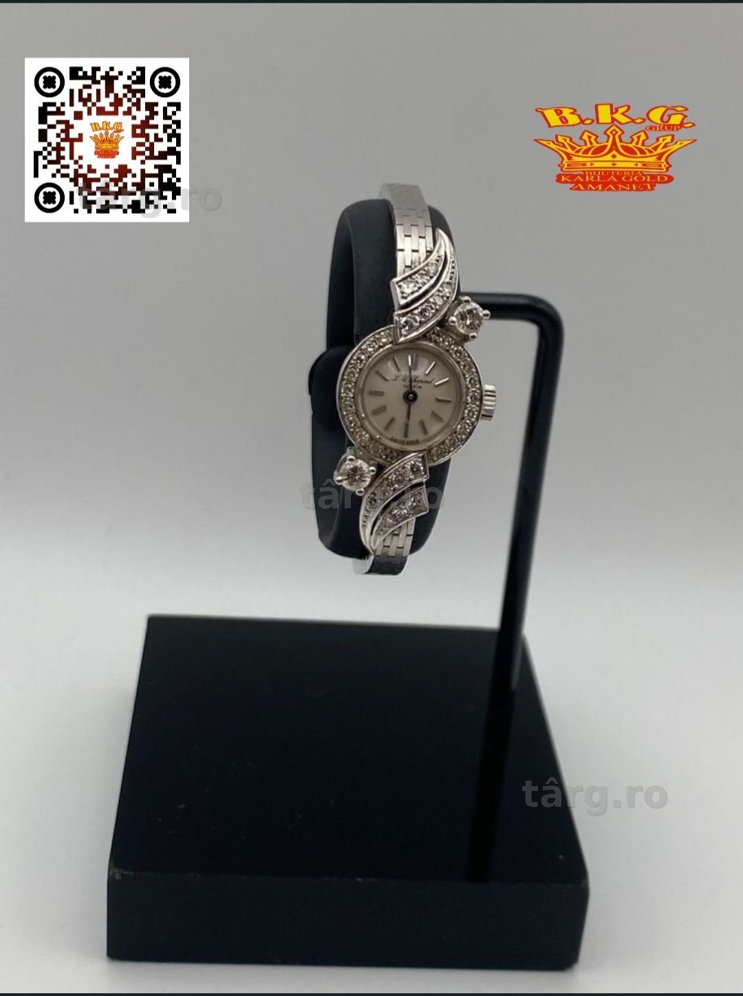 Ceas din aur de 18K cu diamante Chopard Amanet BKG