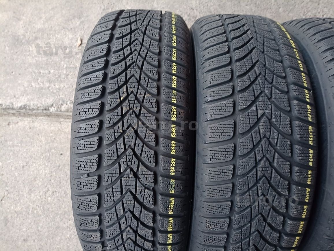 4 anvelope Runflat de iarna ca noi Dunlop 215/55 R18 dot 1119/2517 2