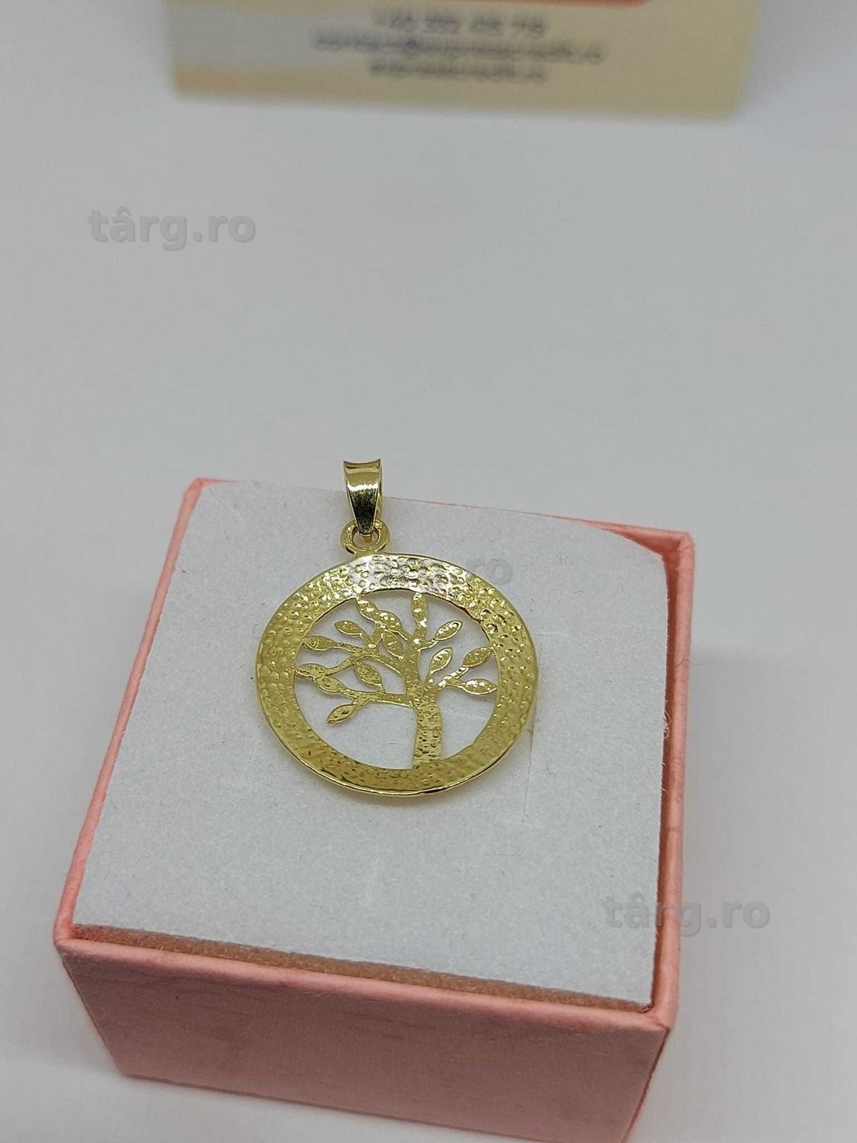 Pandantiv aur 14k 1.44gr [35161.2/30 Pacurari 2] Garantie 2 ani! 4