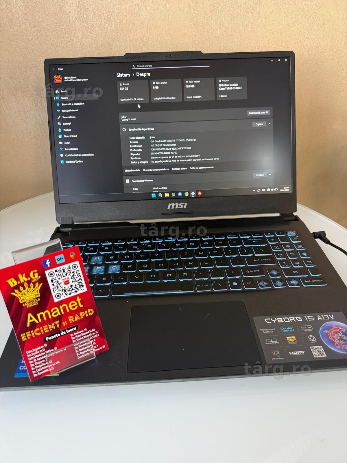 MSI Cyborg Amanet BKG