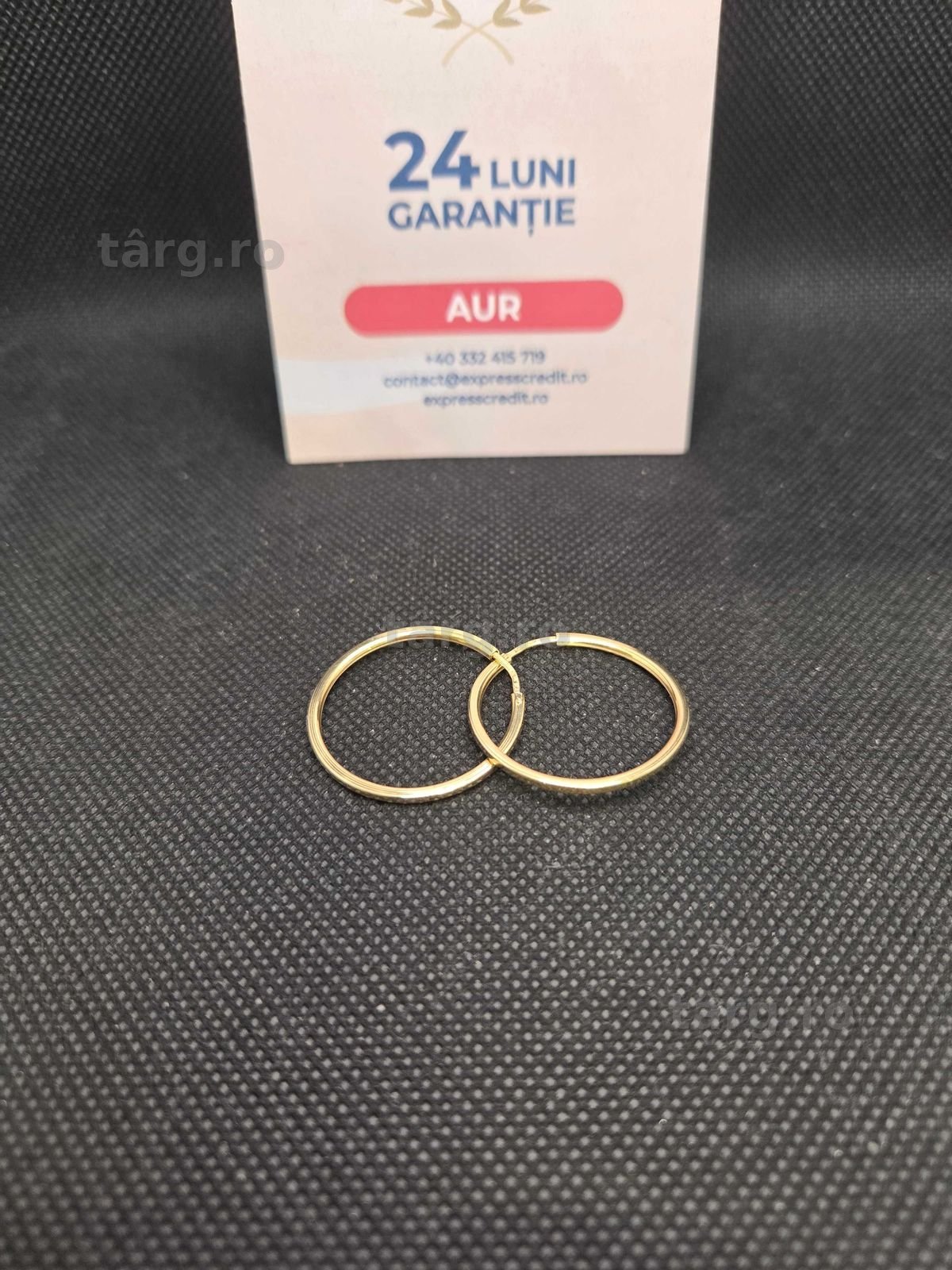 Cercei aur 14K 2.22g (50081.10 Ag11 Piata Nicolina) Garantie 2 ani!