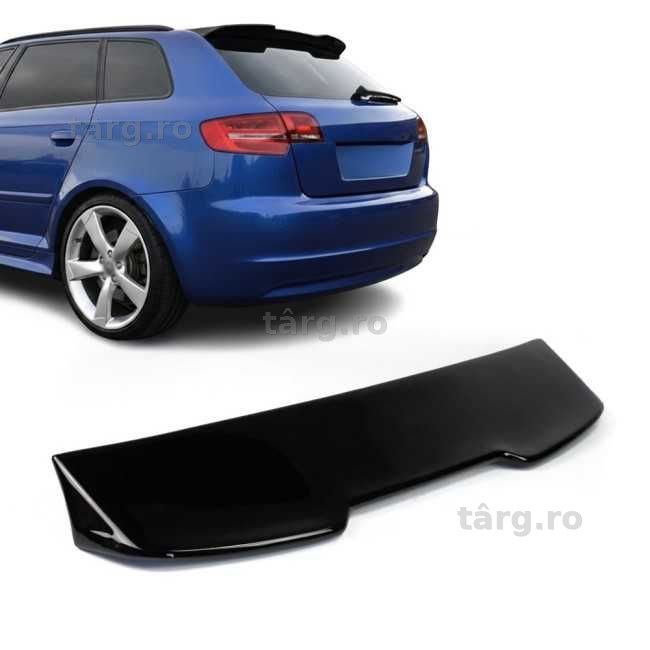Eleron Luneta Portbagaj Spoiler RS Style AUDI A3 8P Hatchback 4 USI, Negru Lucios