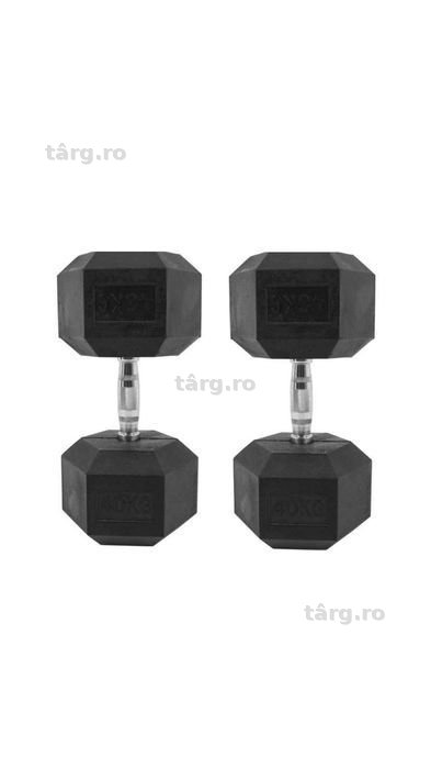 Gantere Hexagonale 80kg: 2x40kg