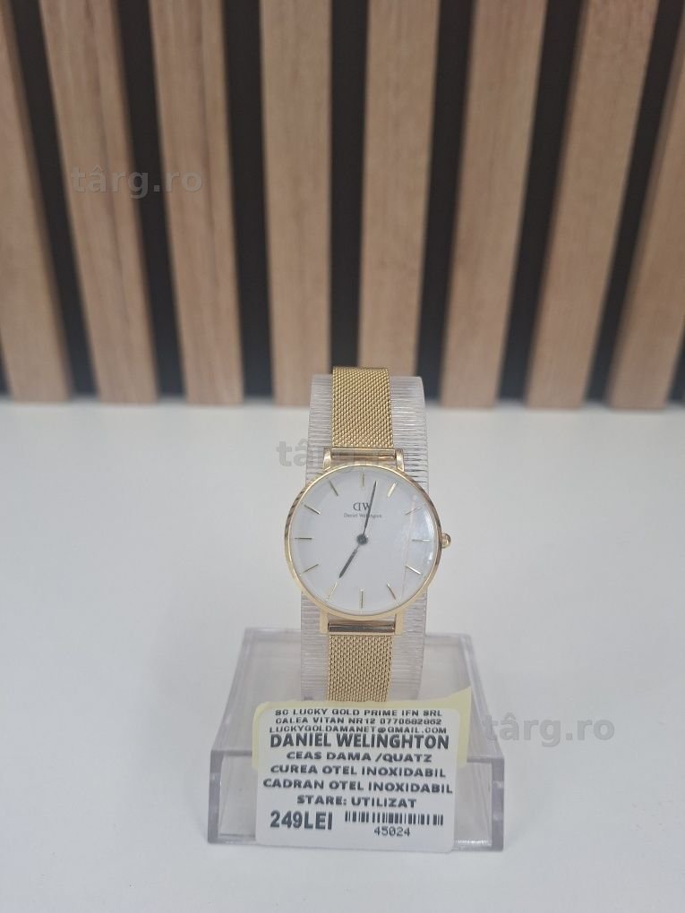 Ceas Daniel Welinghton Curea Metal Garantie/Factura #45024