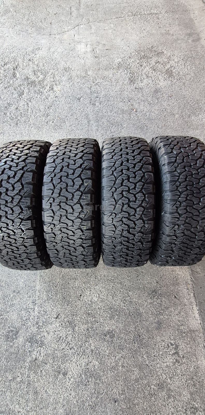 4 anvelope All-Terrain  M+S ca noi BFGoodrich 315/70/17.Pretul/bucata.