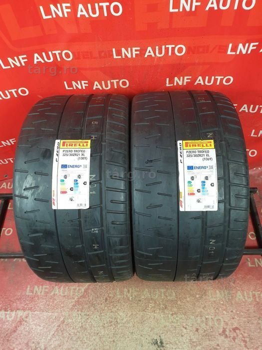 2 Anvelope SEMI-SLICK - 325/30/21 - PIRELLI P-ZERO Trofeo - NOU - OEM Porsche 911 GT3 RS - DOT 2021 !