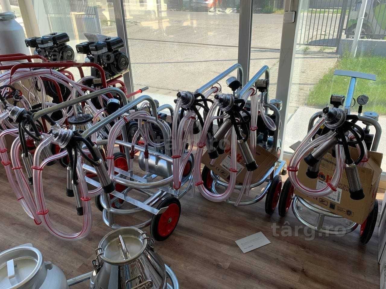 Mulgatoare vaci capre oi 1-2-4-6 posturi- garantie 2 ani -PRET REDUS-
