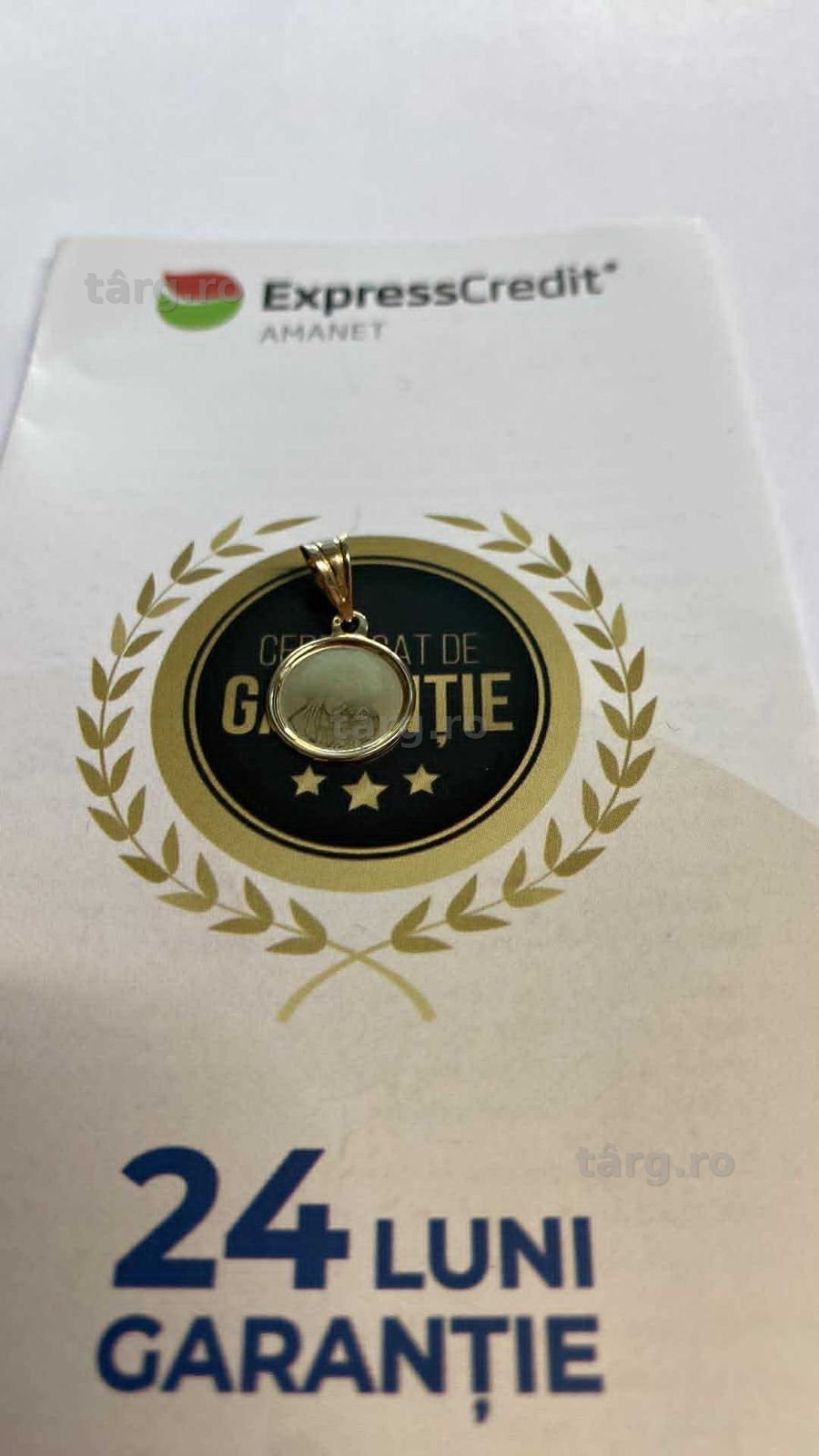 Pandant aur 14k ( Tomesti b 32995.17) Garantie 2 ani!