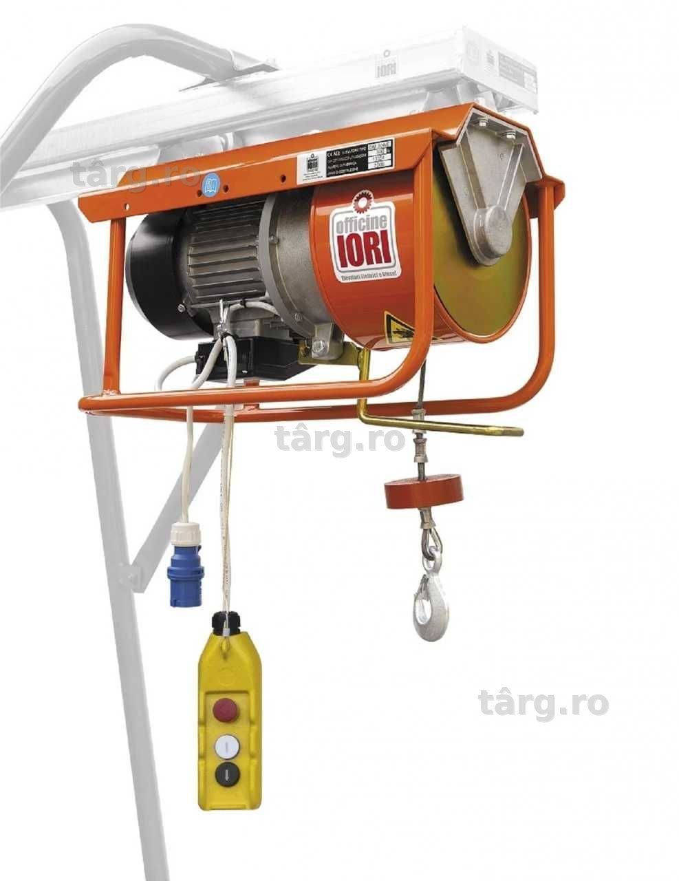 Electropalan Profesional 200 kg, 50 metri cablu VELOX (de mare viteza) - IORI-DM200I-VX50m