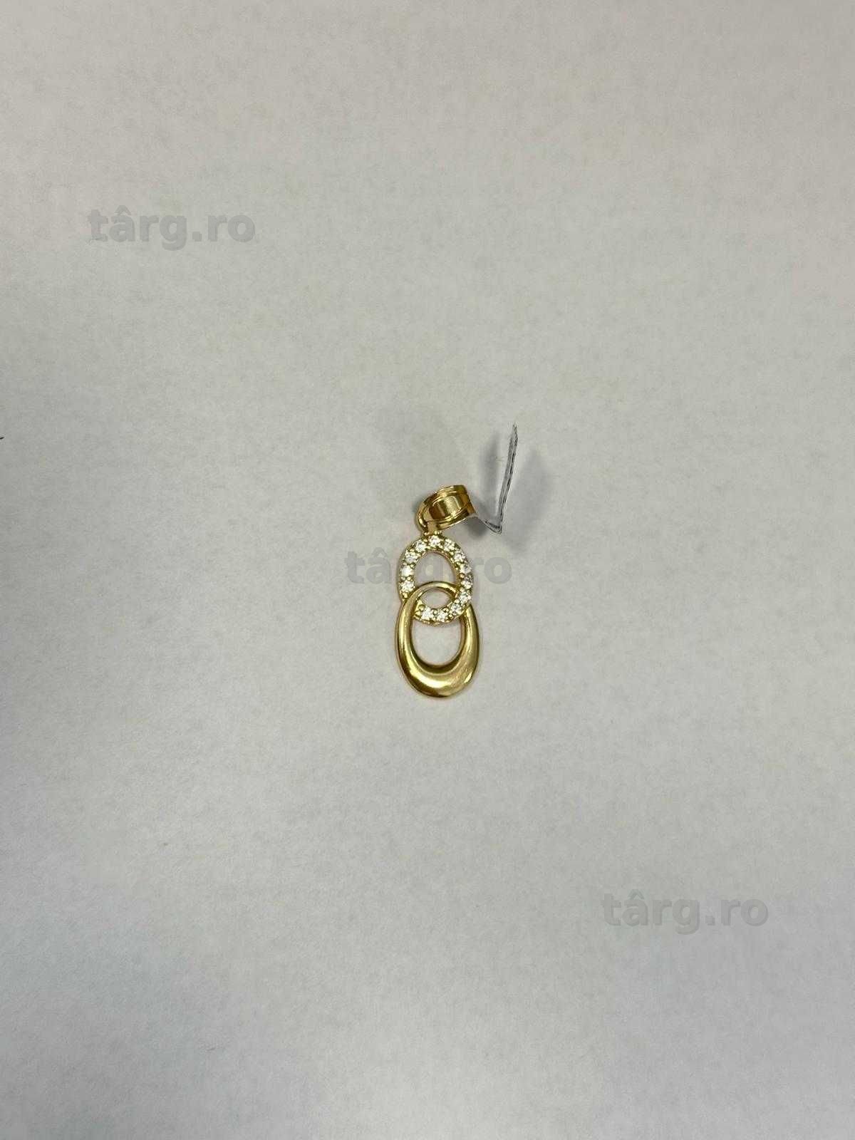 (AG13) Medalion aur 14K 1.22g (b.55850) Garantie 2 ani!