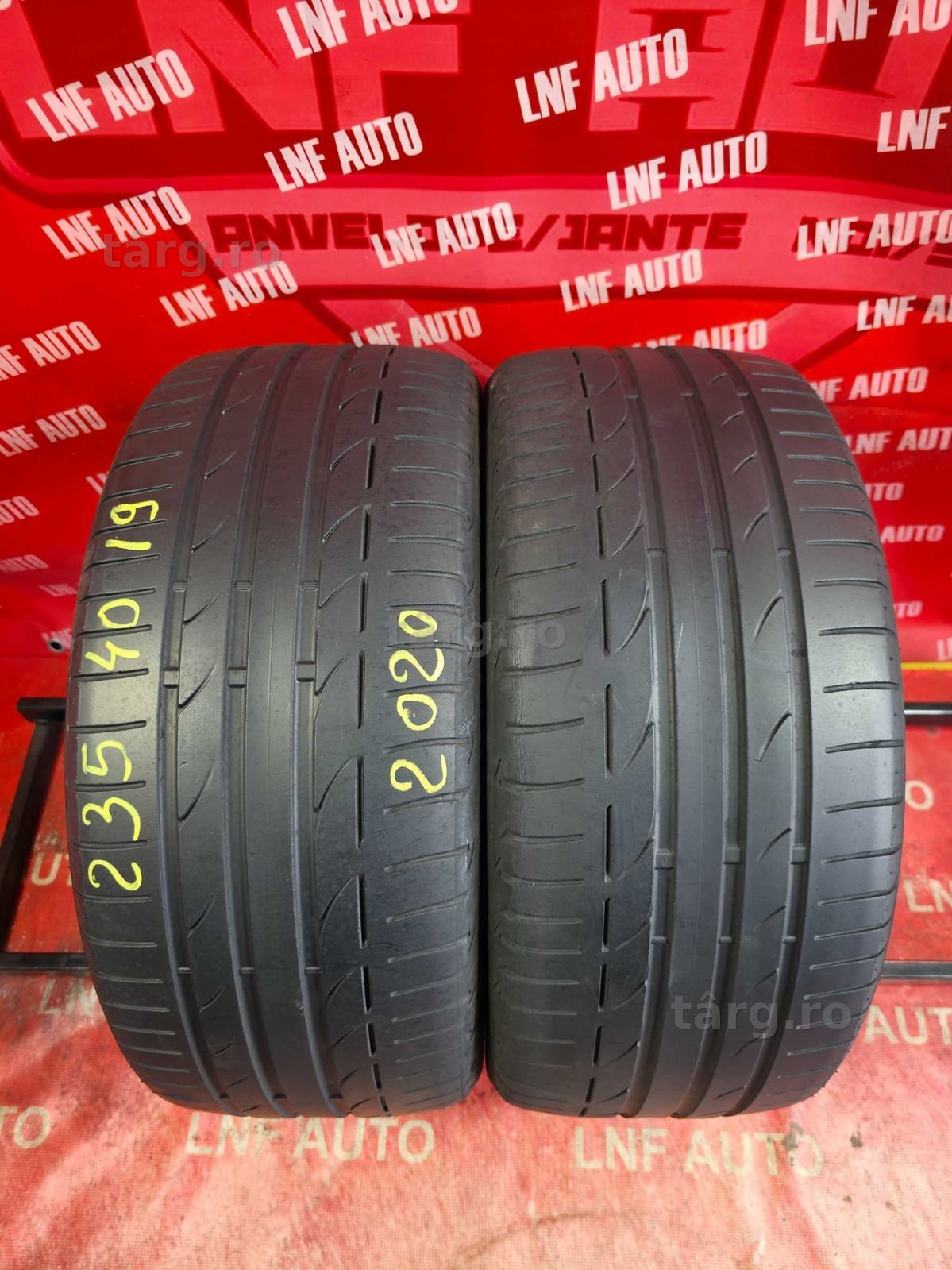 Anvelope de VARA - 235/40/19 - BRIDGESTONE - 5 MM - DOT 2020 !