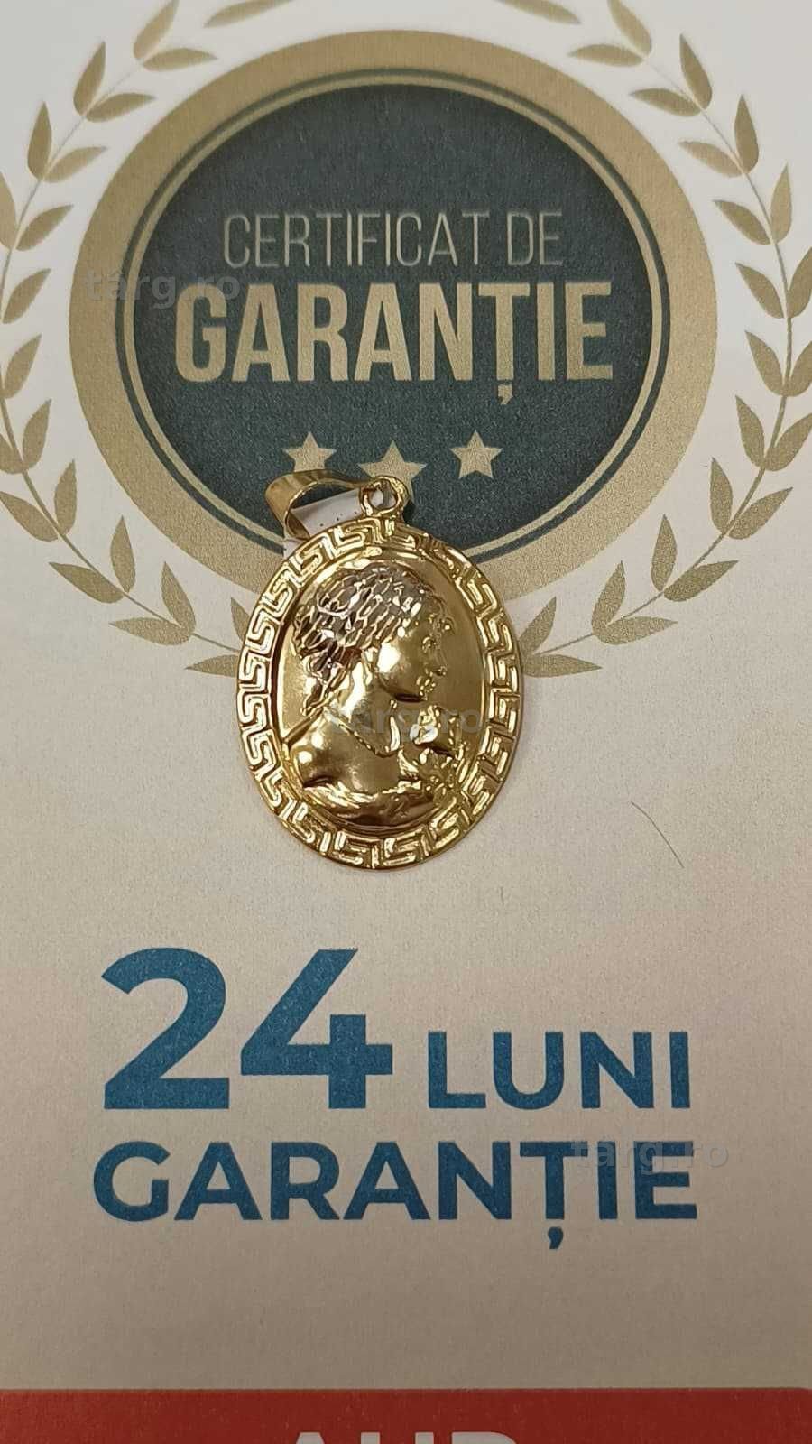 (AG24 Harlau B.45373.3) Pandantiv aur 14K 1.58gr - Garantie 2 ani!