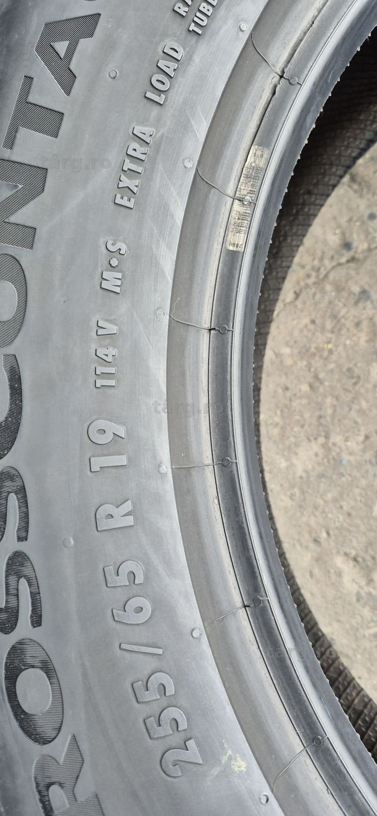2 anvelope M+S Continental 255/65/19,dot 2020.Pretul este pe bucata. 6