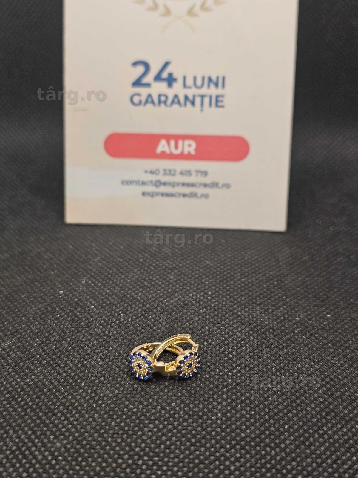 Cercei aur 14K 1.59g (50303.2 AG 11 Piata Nicolina) 2 ani garantie!