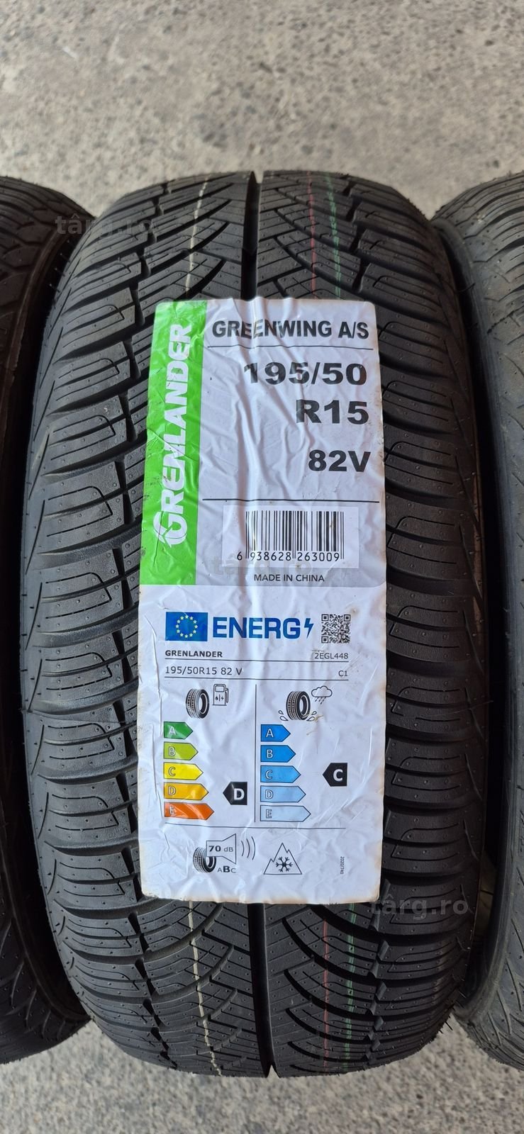 4 anvelope M+S noi Grenlander 195/50/15,dot 2024.Pretul este pe bucata. 3