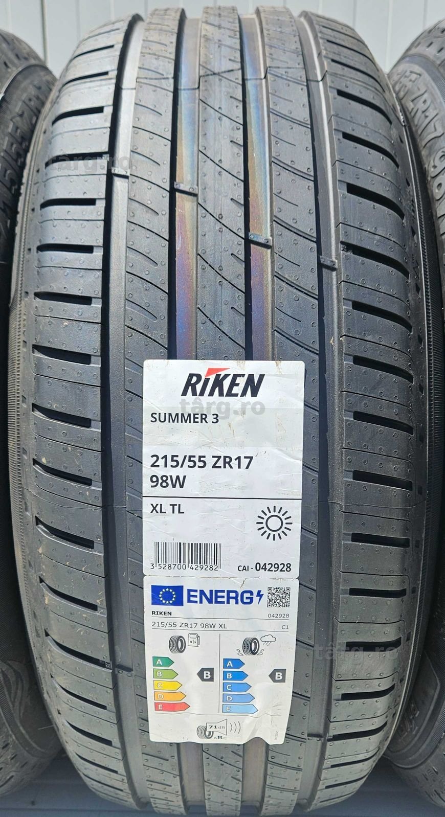 215/55 R17 98w xl RIKEN (by Michelin) Anvelope de vara B/B/71 2