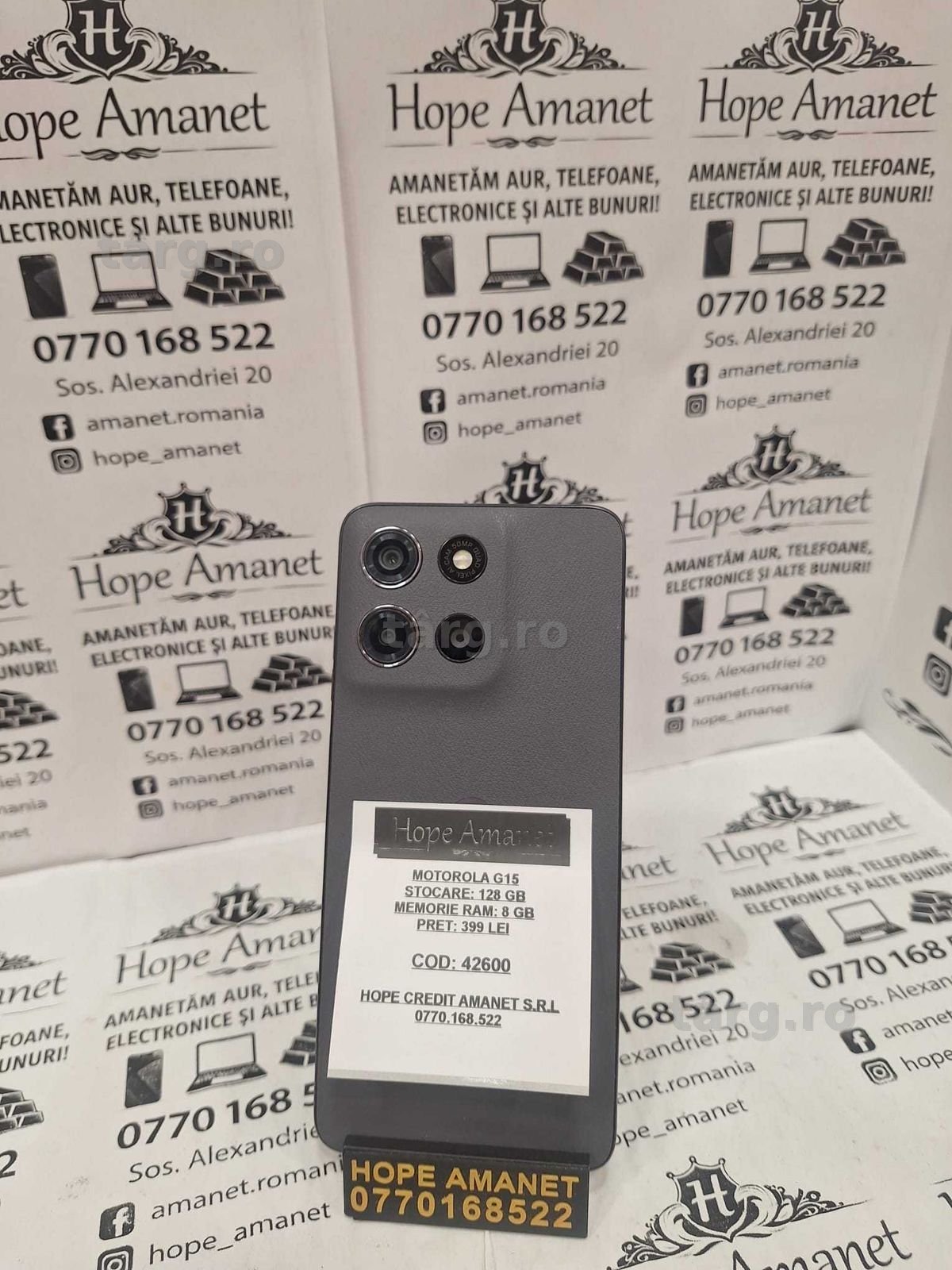 Hope Amanet P1/MOTO G15/COD 42600
