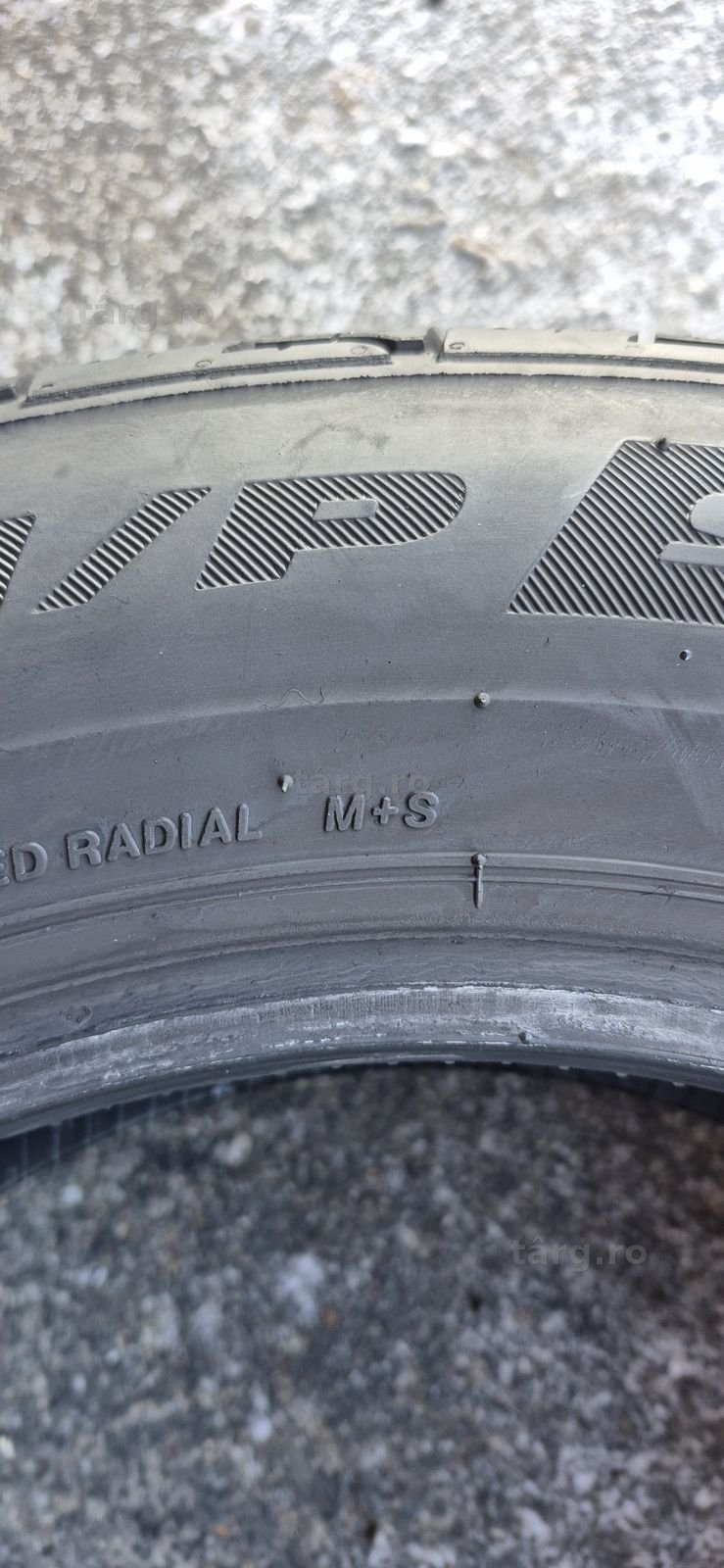4 anvelope M+S Bridgestone 215/60/17.Pretul este pe bucata. 7