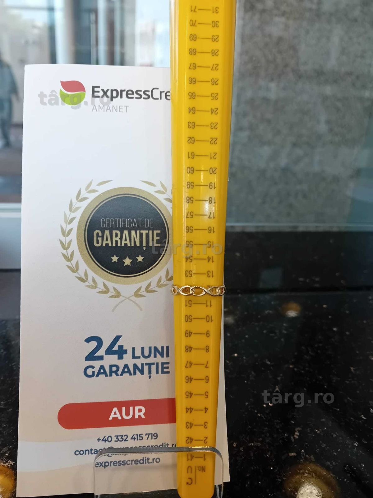 Inel aur 14k 1.06g 12/52 (Iulius Mall)(B-445.2) Garantie 2 ani!