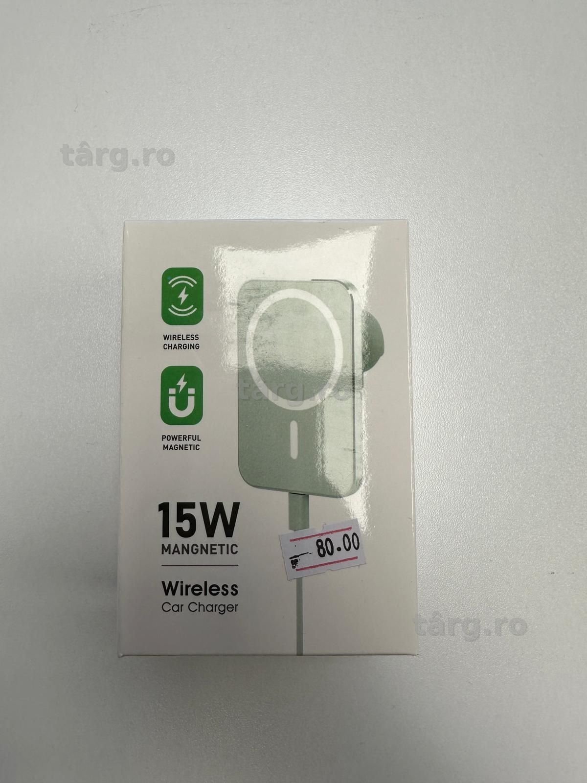 Suport Auto cu Incarcare MagSafe, 15W