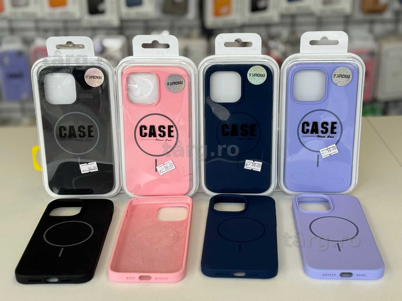 Husa silicon cu MagSafe, folie, cablu, incarcator iPhone 14 Pro Max 2