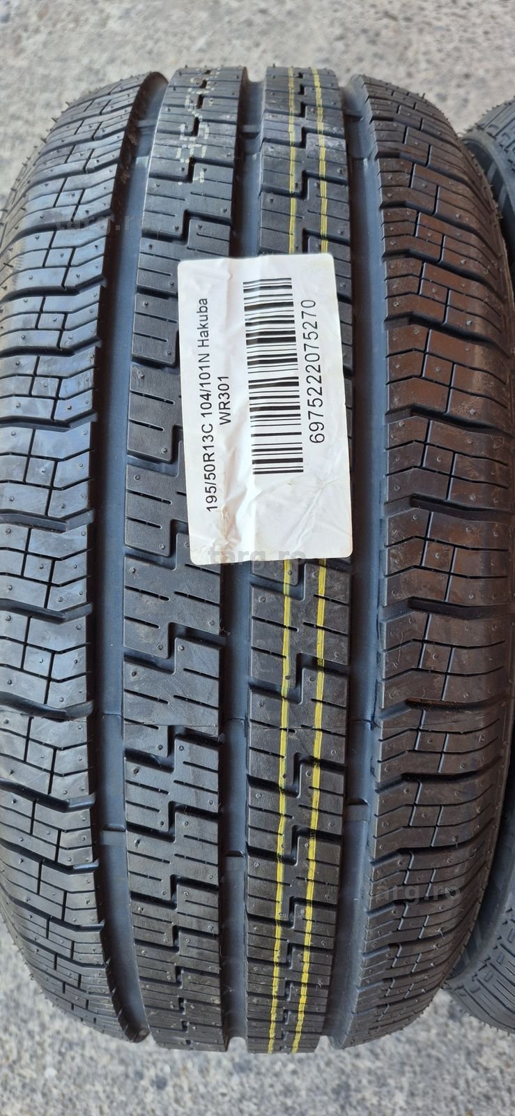 4 anvelope M+S noi Hakuba 195/50/13C,dot 2025.Pretul este pe bucata. 3
