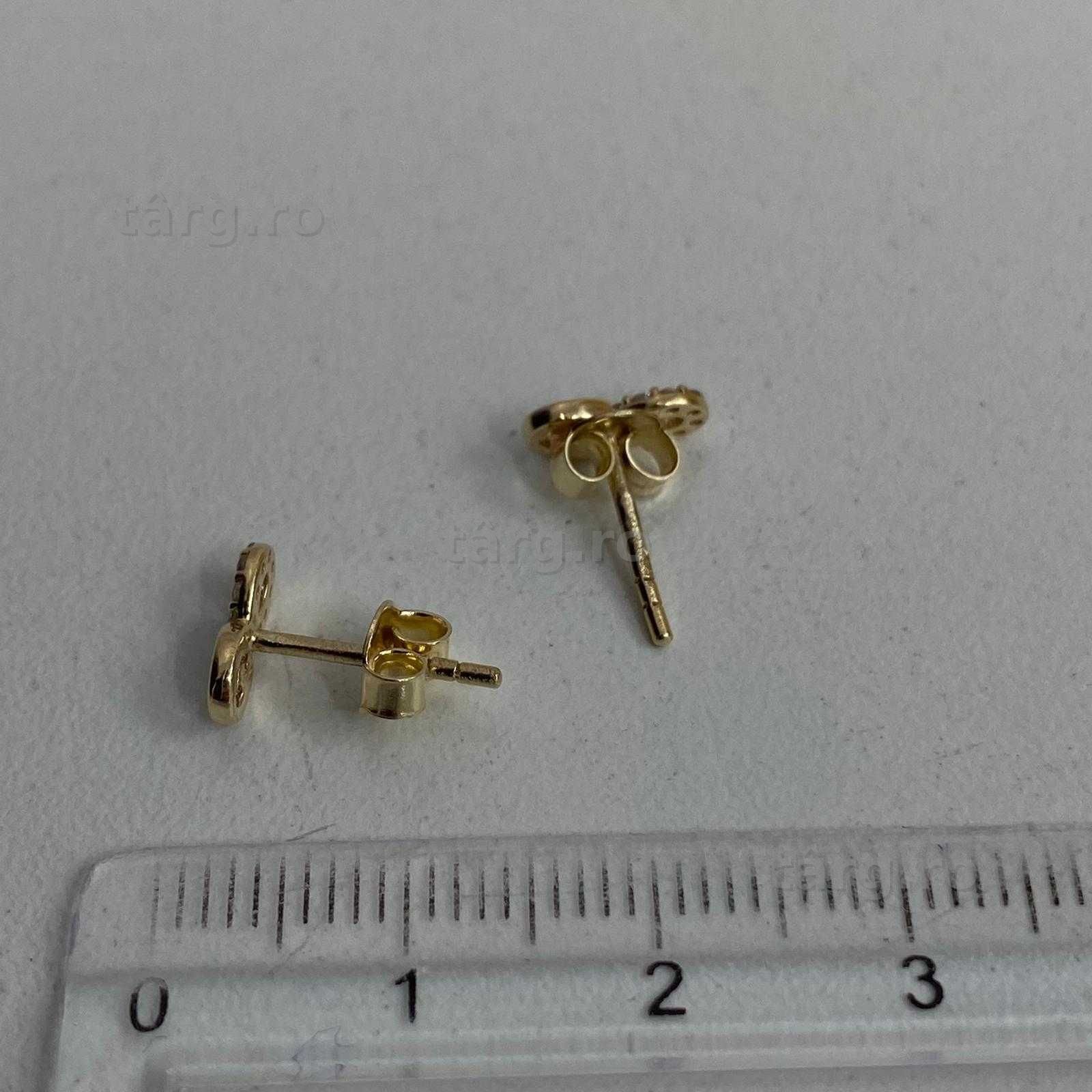 Cercei aur 14k 0.97 (Ag13 56146.2) Garantie 2 ani! 2