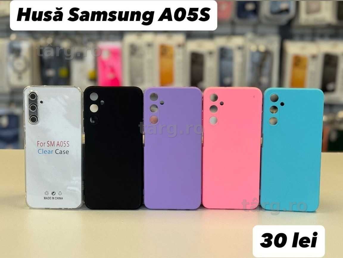 Husa silicon, folie, cablu, incarcator  Samsung A05S