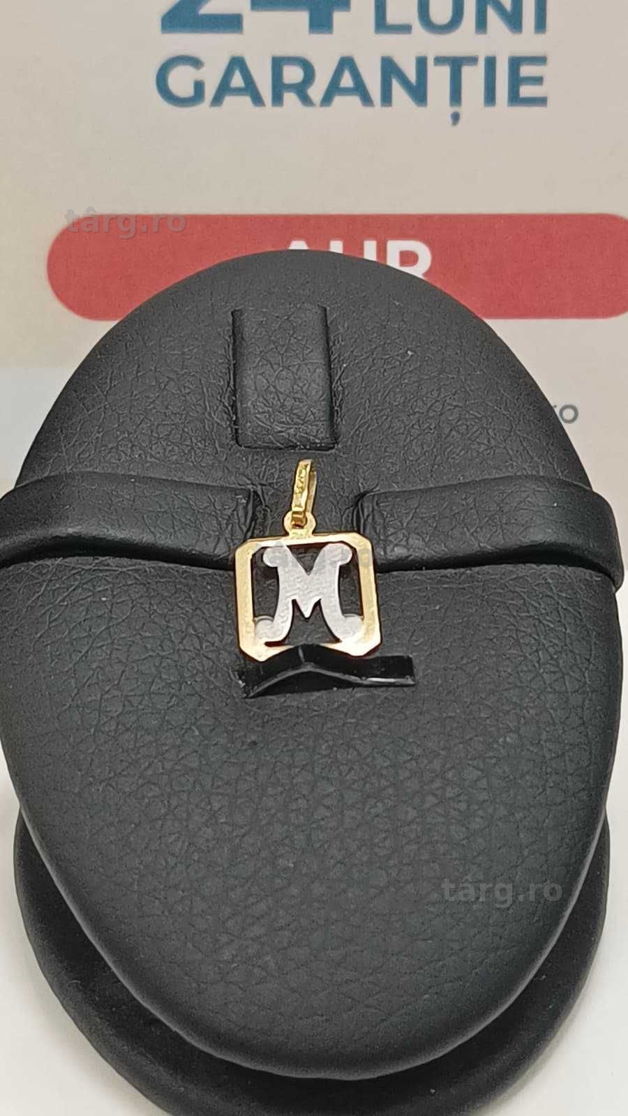 (Ag24 Harlau B.45408.3) Pandantiv aur 18K 0.78gr - Garantie 2 ani!