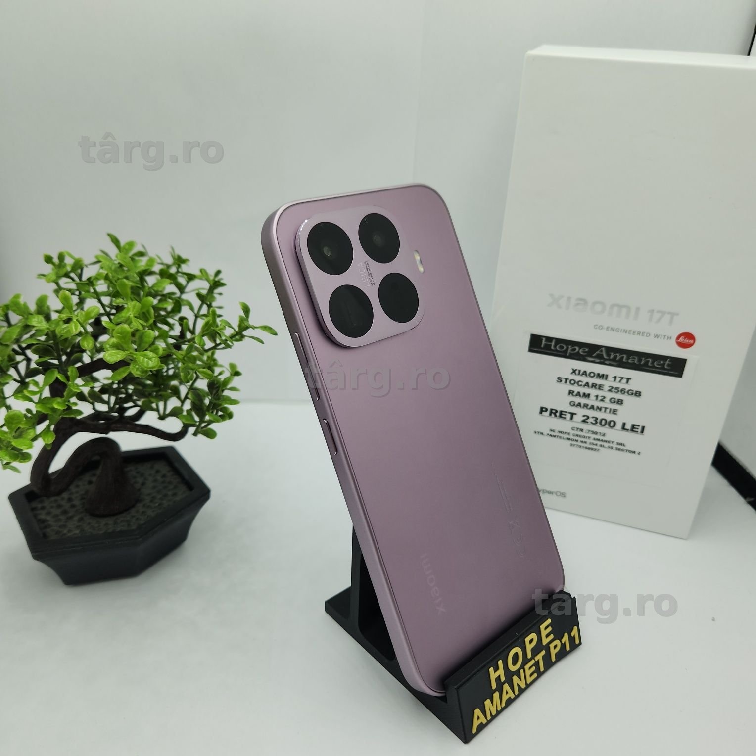 Hope Amanet P11- XIAOMI 17T /256GB / 12GB RAM/ Garantie /75012 2