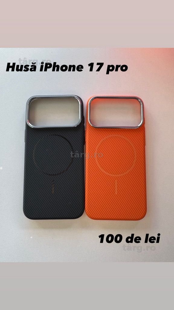 Folie, Husa, Incarcator, Cablu IPhone 17 pro