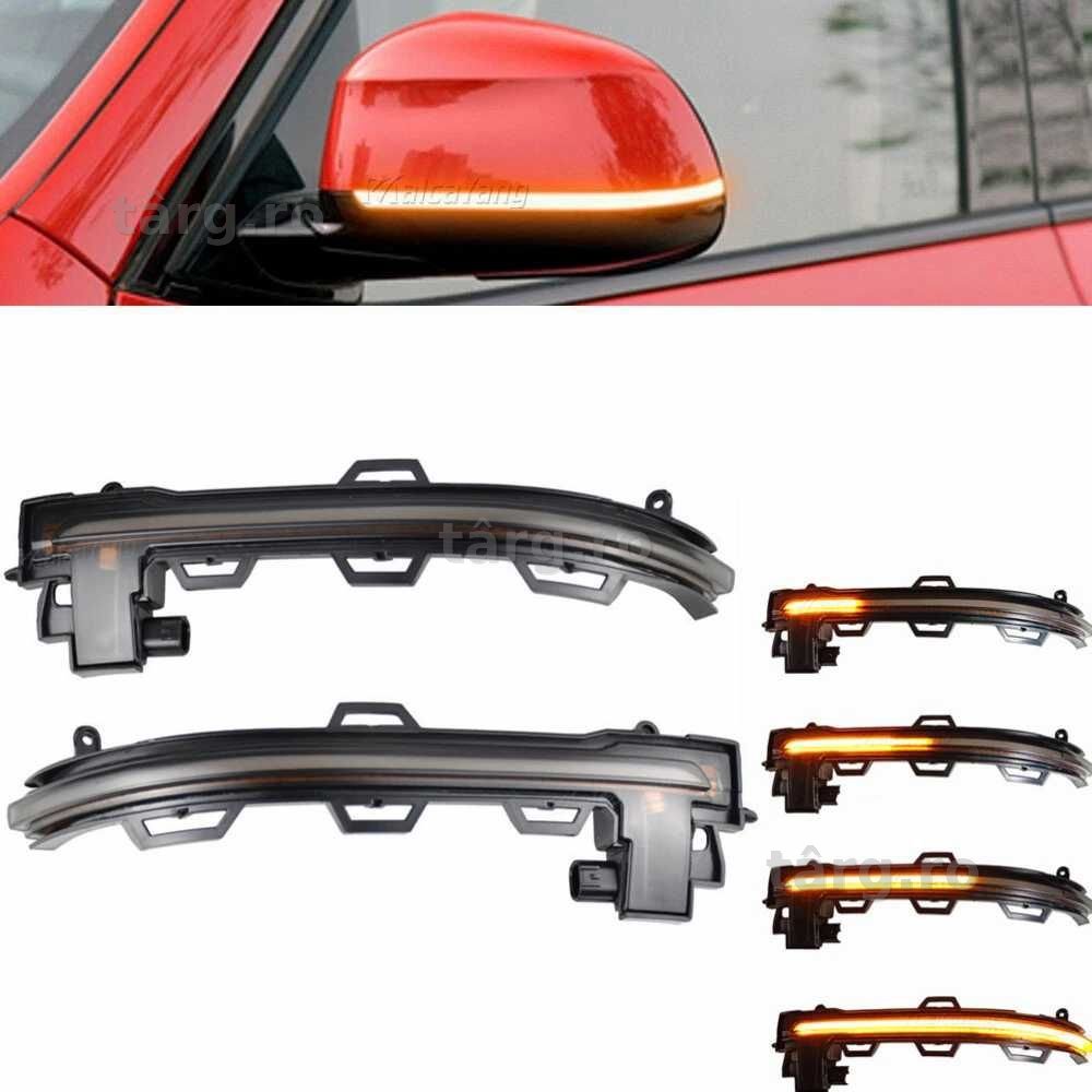 Semnalizari Dinamice Oglinzi LED BMW X3 X4 X5 X6 F25 F26 F15 F16 SMOKE