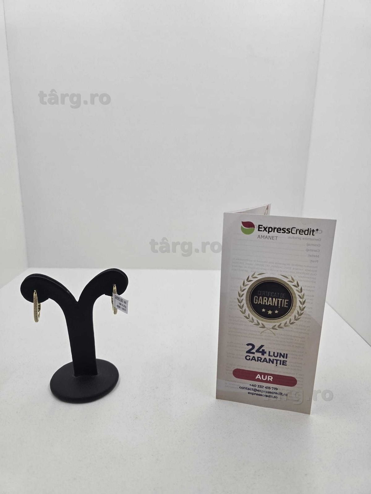 Cercei  aur 14K 6.22gr (Ag25 Belvedere B.43361.1)-Garantie 2 Ani!