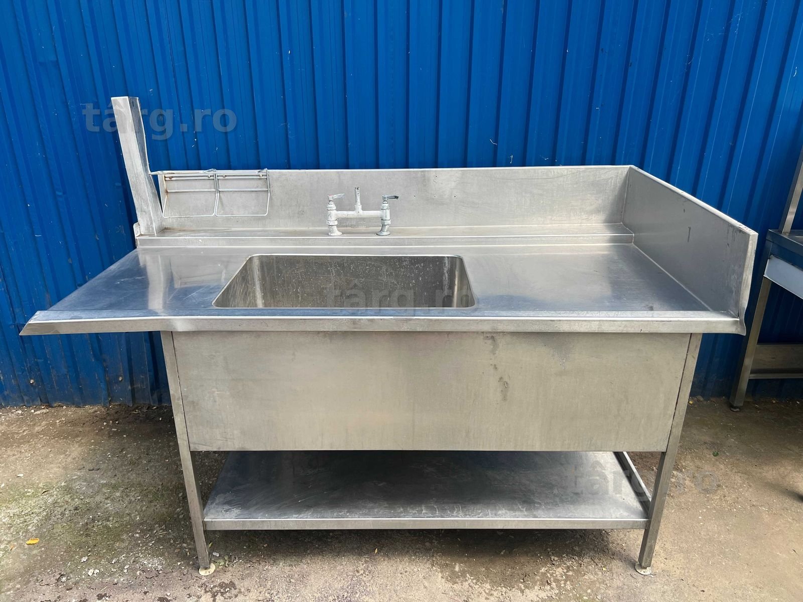 Chiuveta 1 cuva inox masina spalat vase, Mobilier inox bucatarie