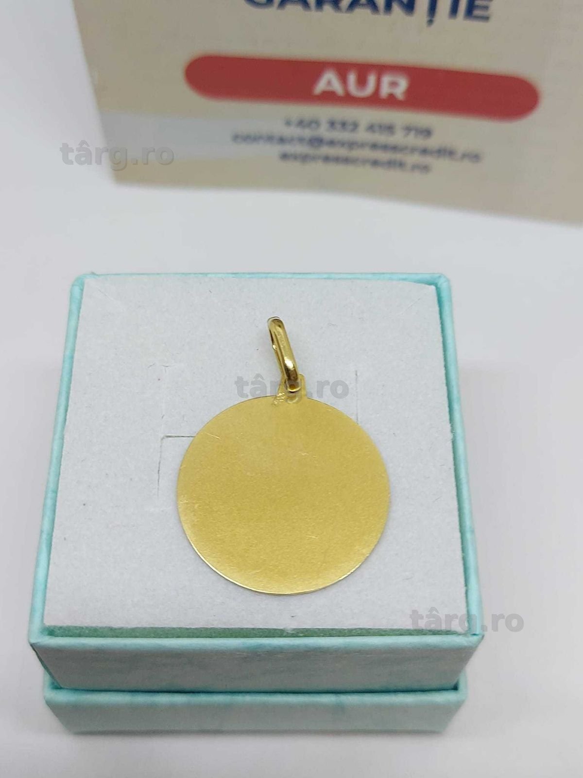 Medalion 18k 1.51gr [34948.2/30 Pacurari 2] Garantie 2 ani!!! 3