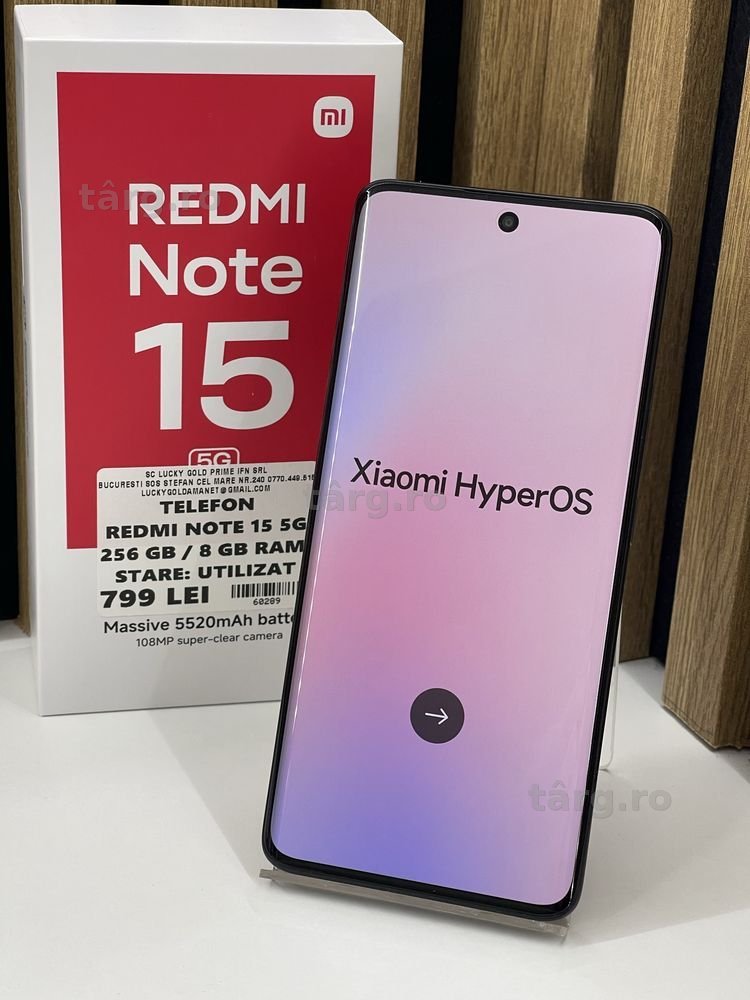 Redmi Note 15 256Gb 8Gb ram Garantie / Factura #60289