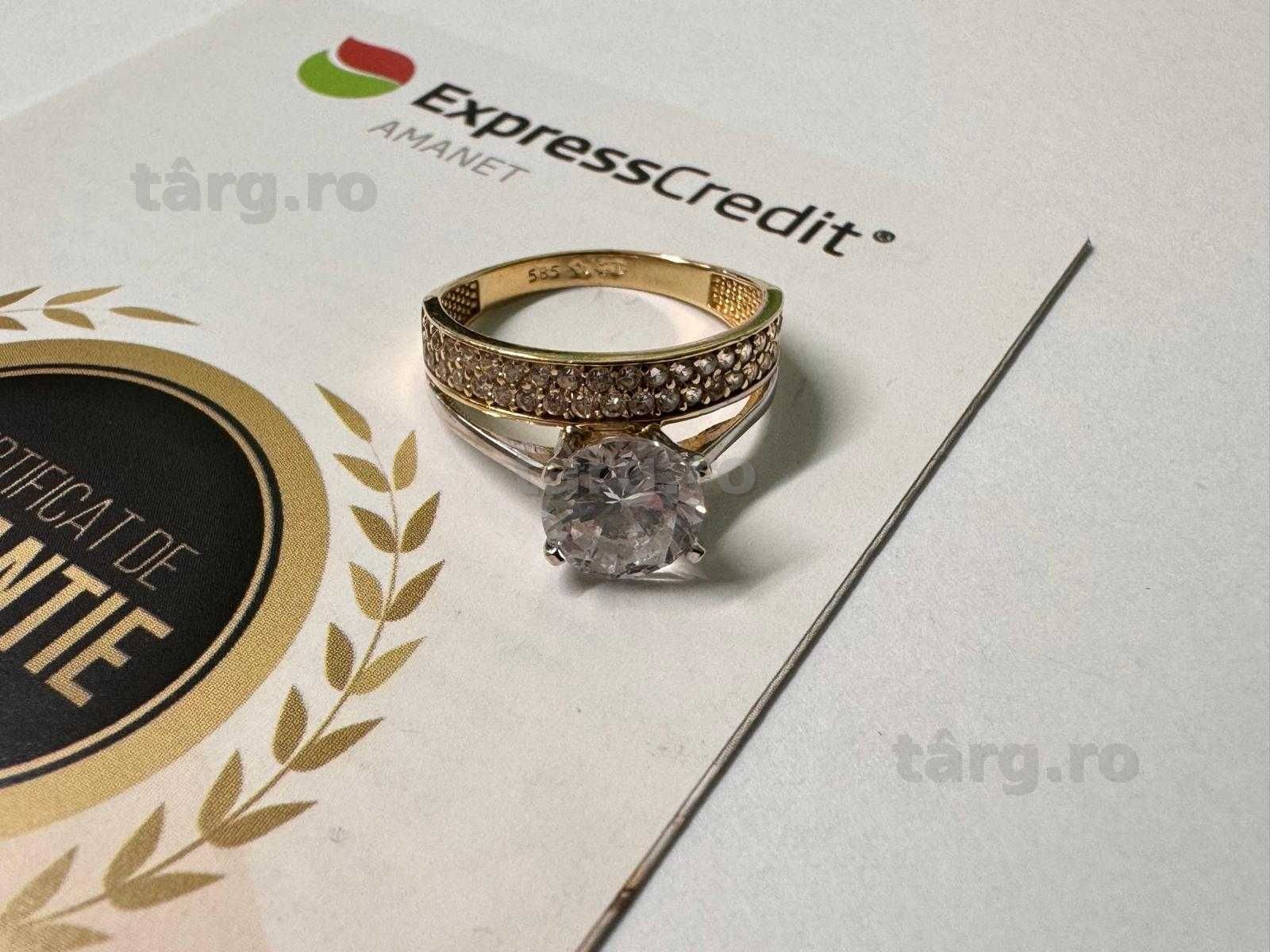 Inel aur 14K 3.32g (B.61103.5 Tatarasi) Garantie 2 ani