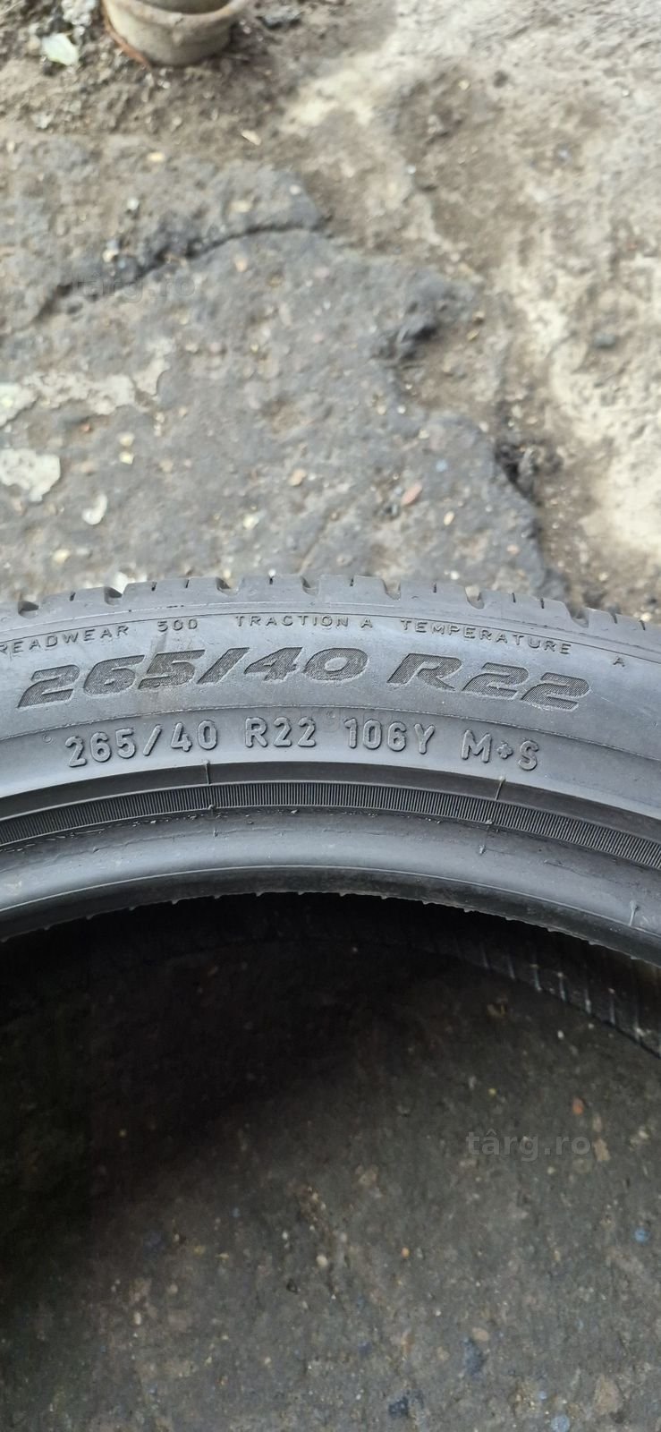 2 anvelope All season Pirelli 265/40/22.Pretul este pe bucata. 7