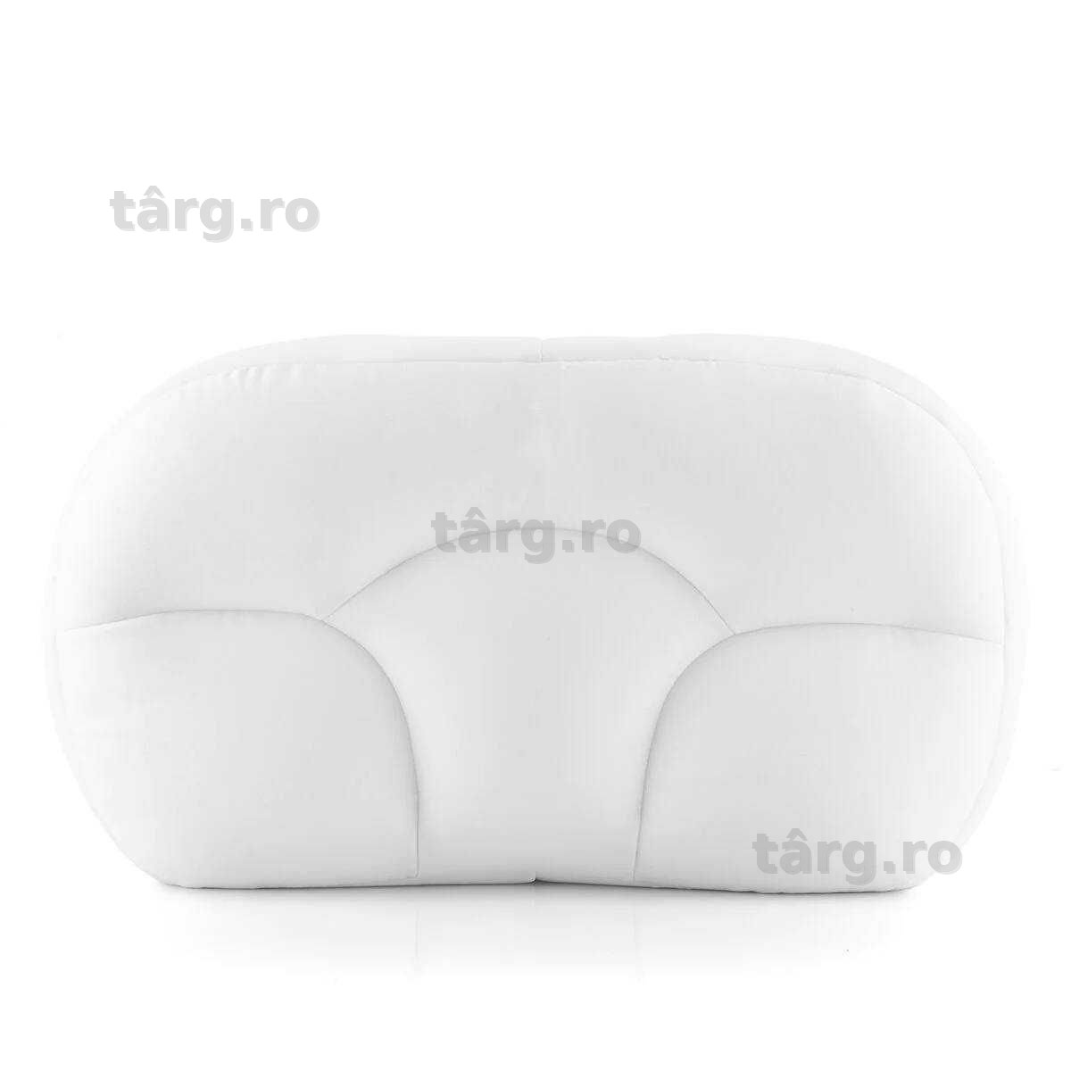 Perna 3D cu microperle de spuma fermitate medie 50x30cm