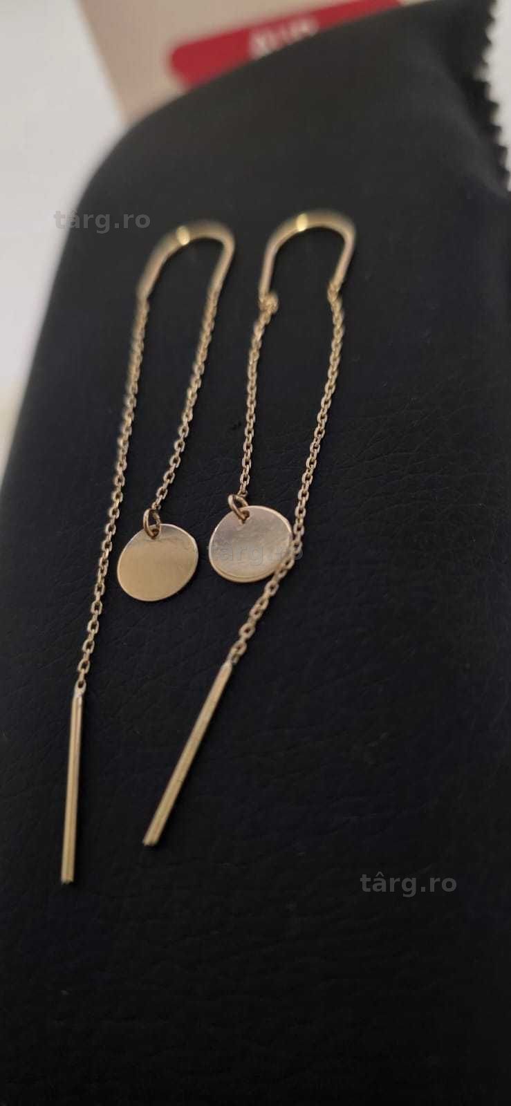 Cercei aur 14k  1.75 (AG15 Gara 1 B33329) Garantie 2 ani 3