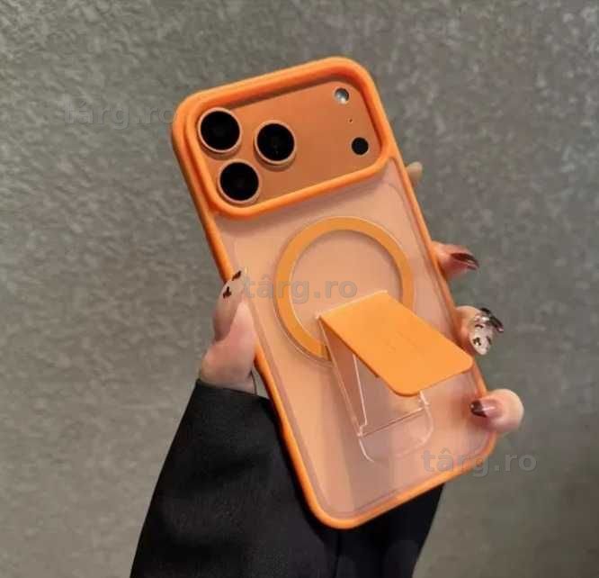 Husa de protectie cu MagSafe si Suport Birou Pliabil pentru iPhone 17 Pro Max 2