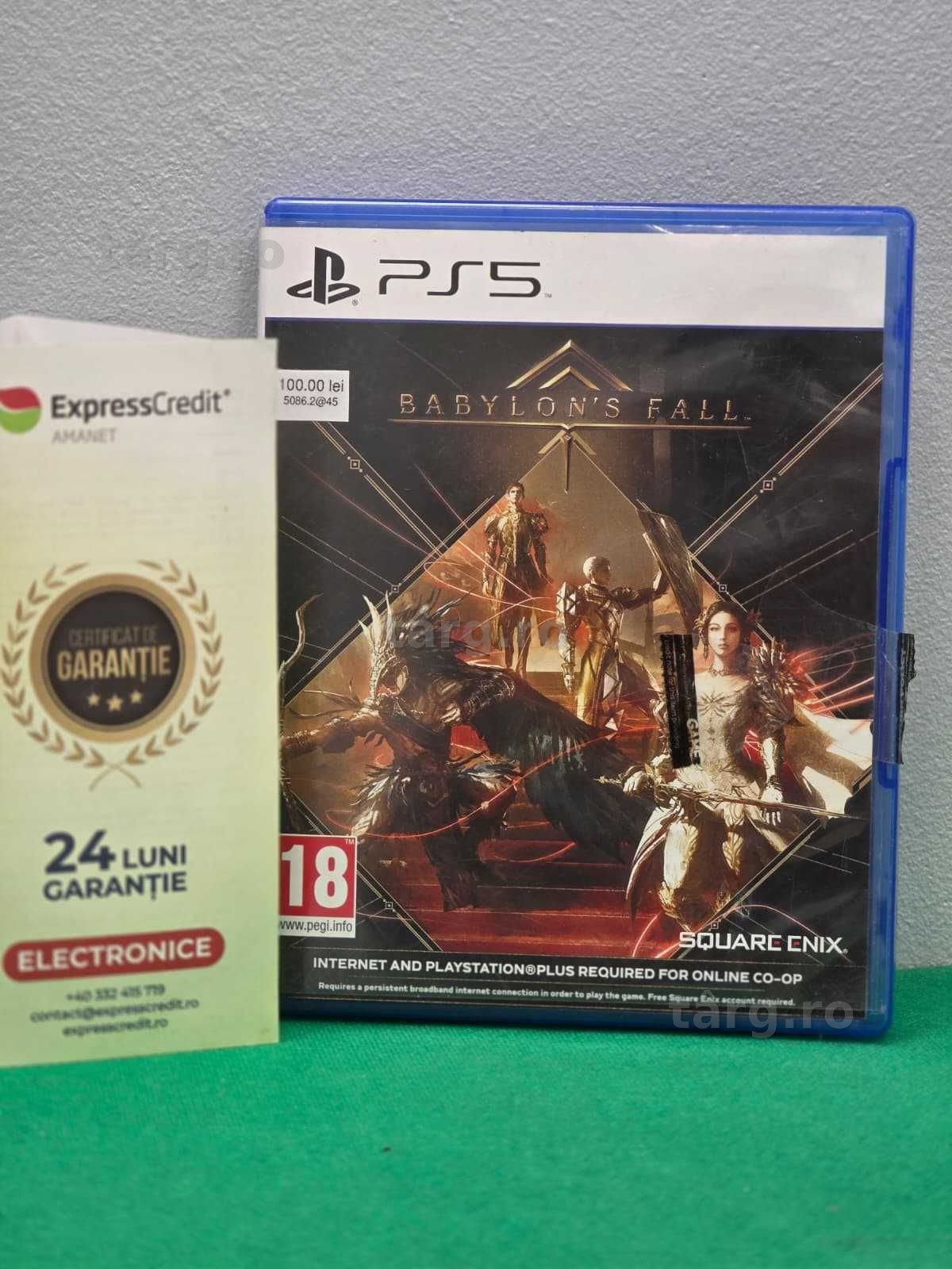 Babylon's Fall Playstation5 [Ag45 Bacau1 B.5086] - Garantie 2 ani