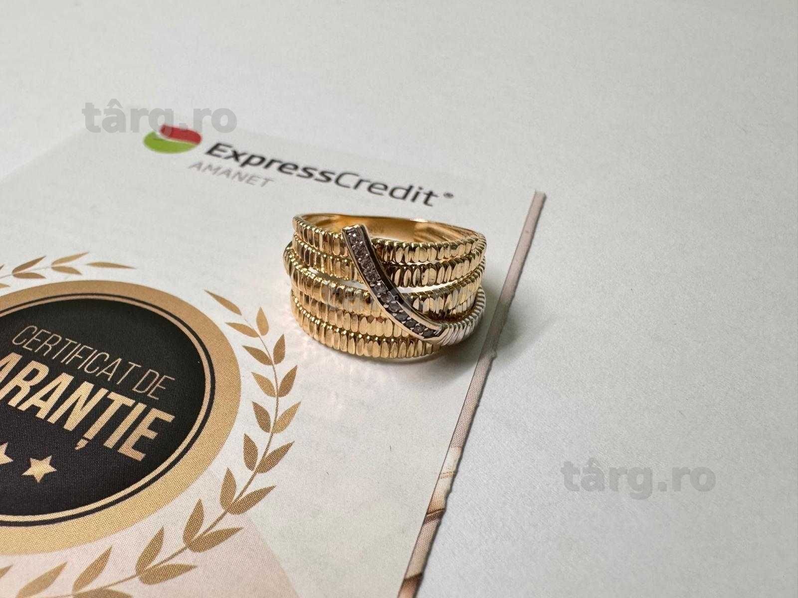 Inel aur 14K 3.68g (B.61666 Tatarasi) Garantie 2 ani