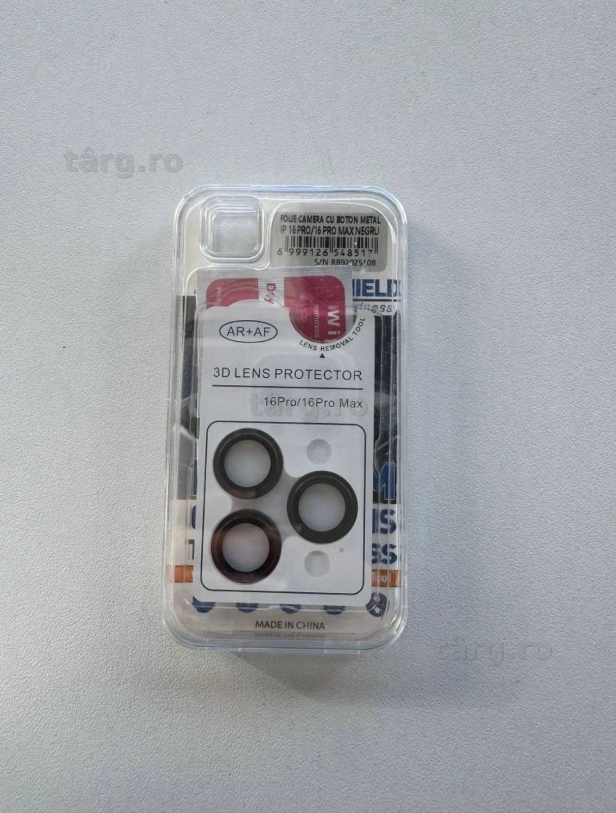 Protectii individuale pentru camere iPhone 16 Pro și 16 Pro max